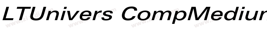 LTUnivers CompMedium字体转换